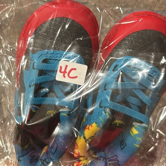 Kyrie 8 GO SE "Black/Tour Yellow/University Red" Kids' Basketball Toddler sizes - Picture 8 of 9